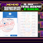 Bukti Jp MEME4D Slot Online 17 February 2026