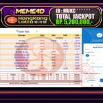 Bukti Jp MEME4D Togel Online 07 February 2026