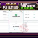 Bukti Jp MEME4D Casino Online 25 February 2026