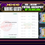 Bukti Jp MEME4D Slot Online 11 March 2026