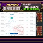 Bukti Jp MEME4D Slot Online 14 March 2026