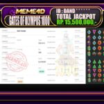 Bukti Jp MEME4D Slot Online 16 March 2026