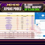 Bukti Jp MEME4D Togel Online 12 March 2026