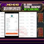 Bukti Jp MEME4D Slot Online 15 March 2026