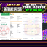 Bukti Jp MEME4D Slot Online 15 March 2026