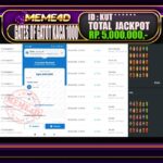 Bukti Jp MEME4D Slot Online 27 March 2026