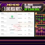 Bukti Jp MEME4D Slot Online 03 March 2026