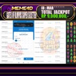 Bukti Jp MEME4D Slot Online 21 March 2026