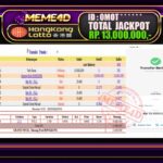 Bukti Jp MEME4D Togel Online 13 March 2026