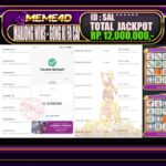 Bukti Jp MEME4D Slot Online 09 March 2026