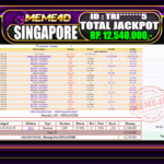 Bukti Jp MEME4D Togel Online 18 March 2026