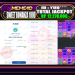 Bukti Jp MEME4D Slot Online 14 March 2026