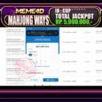 Bukti Jp MEME4D Slot Online 01 April 2026