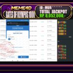 Bukti Jp MEME4D Slot Online 03 April 2026