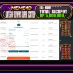 Bukti Jp MEME4D Slot Online 01 April 2026