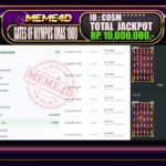 Bukti Jp MEME4D Slot Online 25 Mei 2026