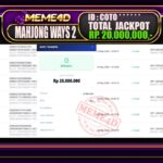 Bukti Jp MEME4D Slot Online 25 Mei 2026