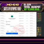 Bukti Jp MEME4D Slot Online 15 Mei 2026