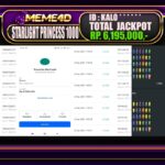 Bukti Jp MEME4D Slot Online 23 Mei 2026