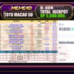 Bukti Jp MEME4D Togel Online 16 Juni 2026