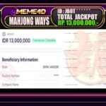 Bukti Jp MEME4D Slot Online 15 Juni 2026